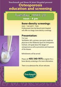 Osteoporosis Education and Screening Event